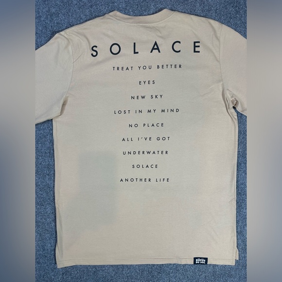 COPY - Rufus Du Sol Solace Tour Long Sleeve Shirt Men’s Size L Tan EDM Music. - Picture 4 of 10